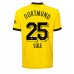 Borussia Dortmund Niklas Sule #25 Kopio Koti Pelipaita 2023-24 Lyhyet Hihat